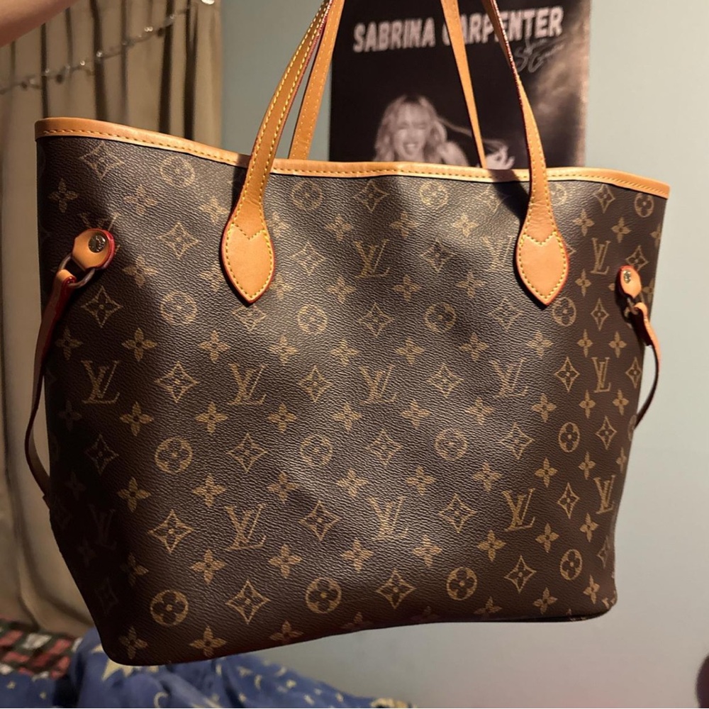 Louis Vuitton Brown and Tan Monogram Tote